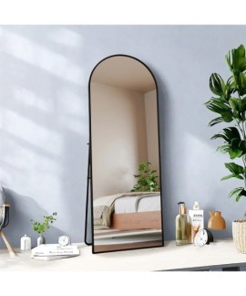 Miroir Arche Pleine Longueur Doré ou Noir 162 x 53 cm Style Industriel Chic