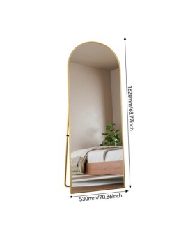 Miroir Arche Pleine Longueur Doré ou Noir 162 x 53 cm Style Industriel Chic