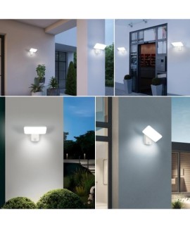 Applique Murale Extérieure LED avec Détecteur de Mouvement Orientable